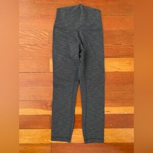 Women Lulu Charcoal Gray Leggings